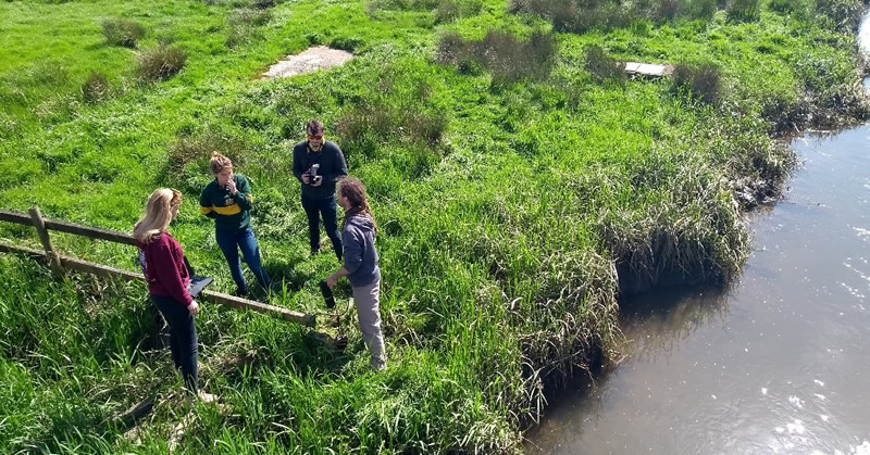 Agrocampus students visit UK partners for filming project videos