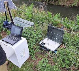 Working with GWCT on the Smolt run